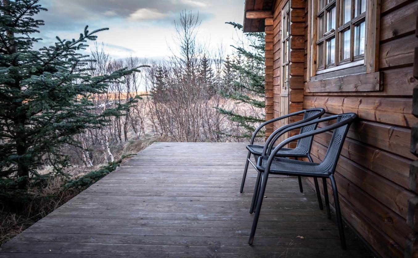 Arngrimslundur Cottages Fludir Exterior foto