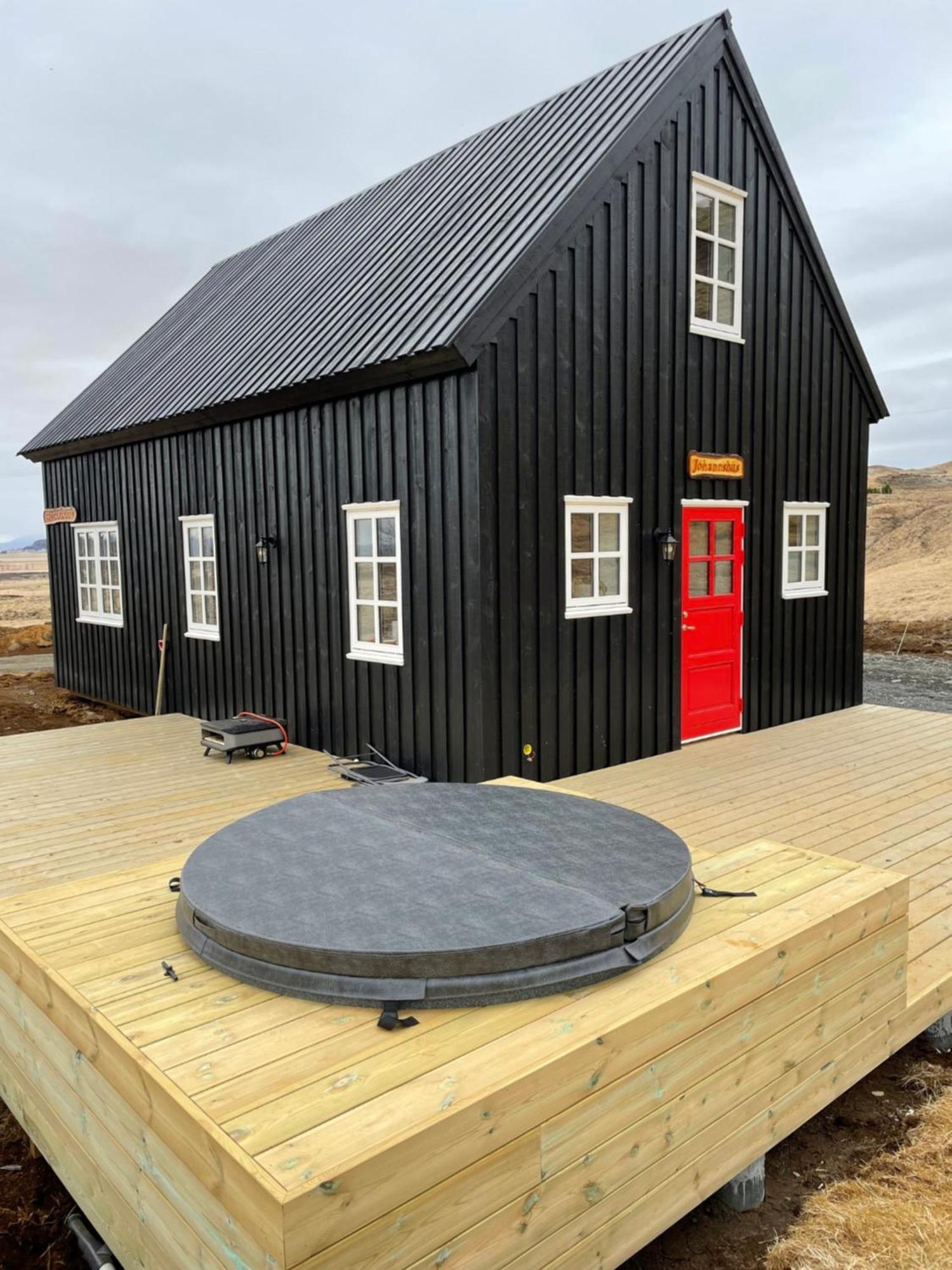 Arngrimslundur Cottages Fludir Exterior foto