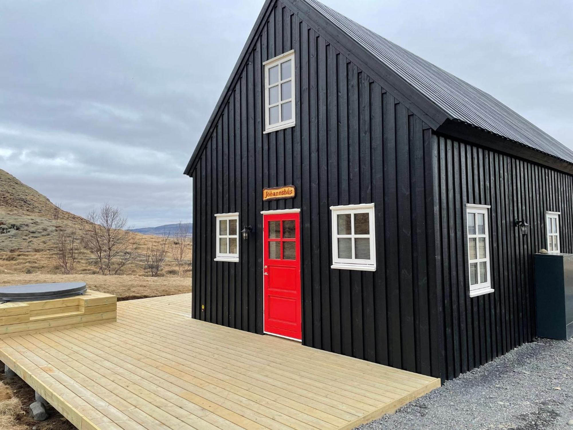 Arngrimslundur Cottages Fludir Exterior foto